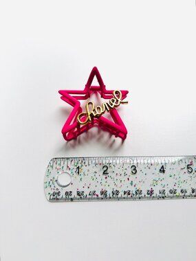 3948 HAIR CLIP STAR CHANEL HANDMADE HAIR